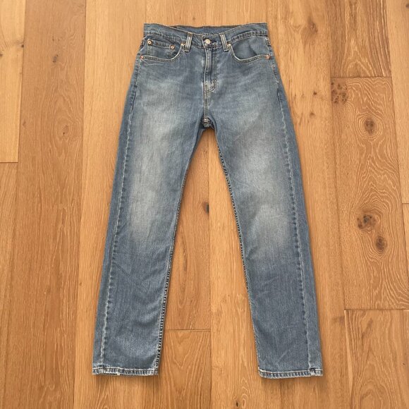 Levi’s Jeans Mens 31x32 505 Regular Stretch Denim Ocean Blues Straight 005052378 - Picture 4 of 16